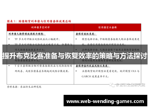 提升布克比赛准备与恢复效率的策略与方法探讨