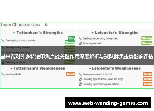 基米希对阵多特法甲焦点战关键作用深度解析与球队胜负走势影响评估